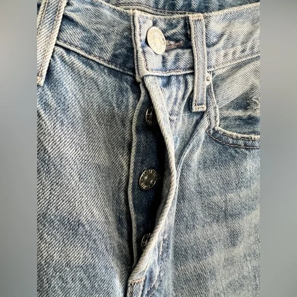 Edwin - Cai High Waist Ripped Straight Leg Jeans- Slayer- 24 - Picture 11 of 11